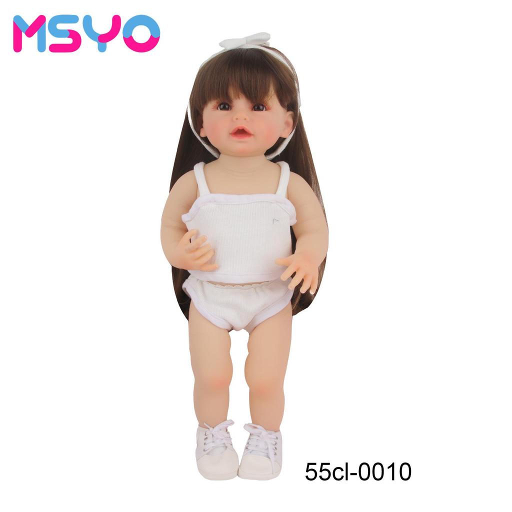 22-inch Vinyl Doll Pajama Set - 55cm Simulation Doll Clothes Accessories