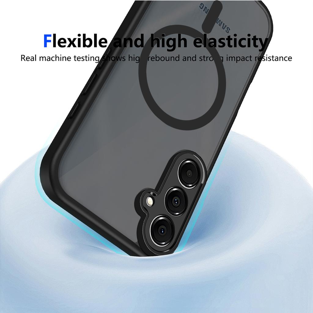 For Samsung Galaxy A16 4G/5G Magnetic Case Skin Touch Matte Translucent PC + TPU Anti-Drop Phone Cover