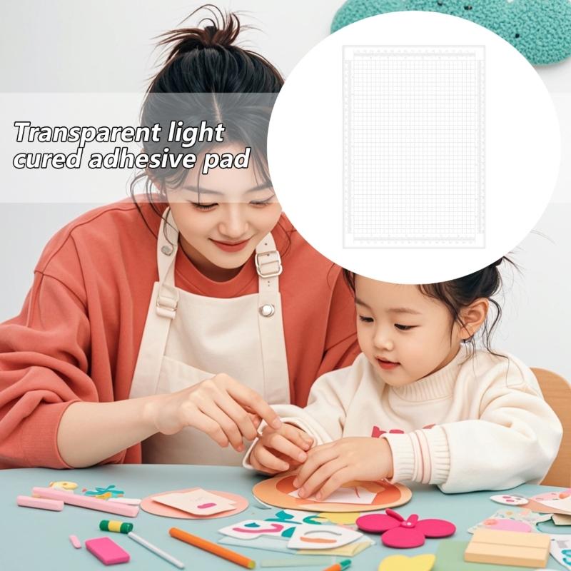 Sturdy ABS Adhesive Sheet Ideal For Templates Fixing And Creative Activity