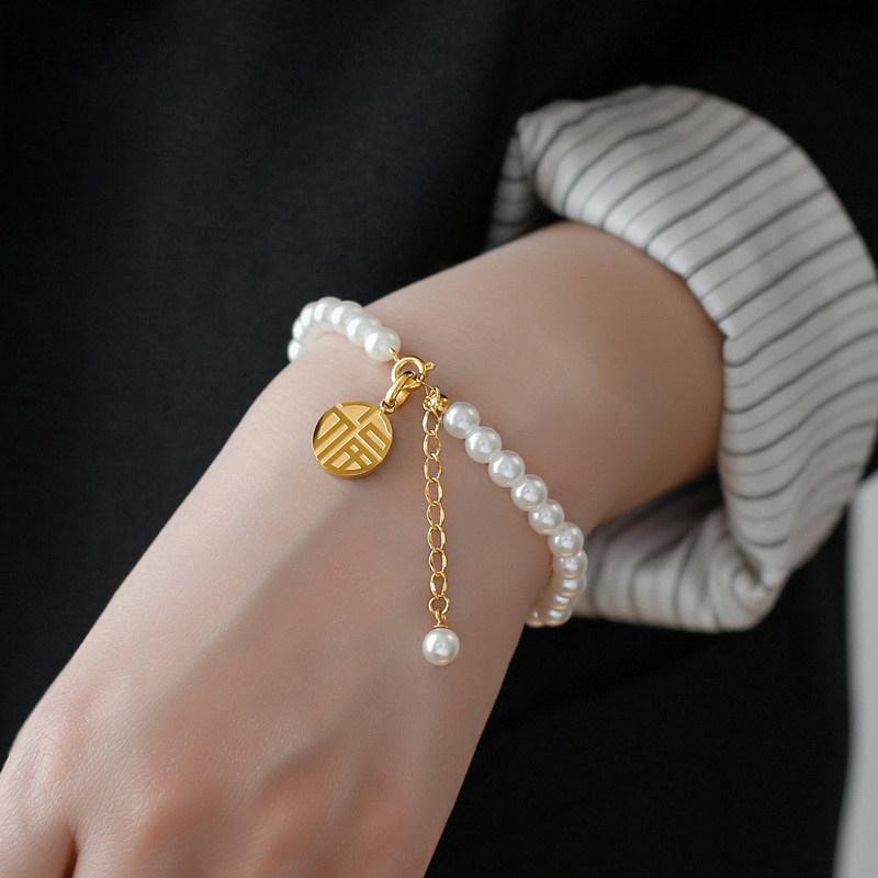 Titanium Steel Bracelet Fashionable Bracelet Jewelry High-End Feel For Women