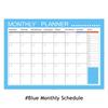 A3 Magnetic Weekly & Monthly Planner Whiteboard Fridge Magnet Flexible Daily Message Drawing Refrigerator Bulletin White Board
