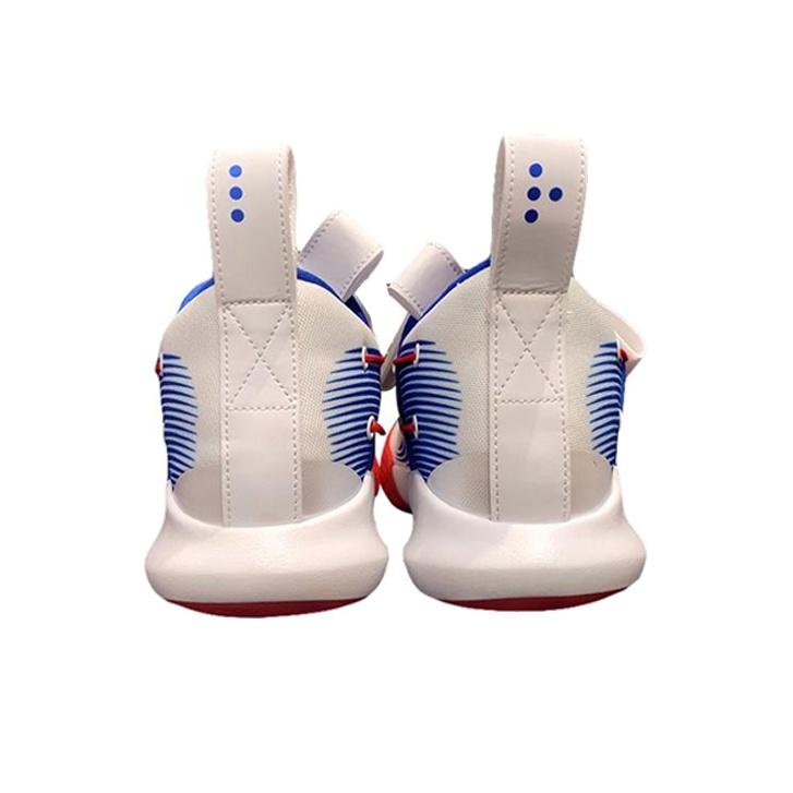 Nike Precision 4 Flyease Comfortable Stylish Shock Absorption Non-Slip Wear-Resistant Low-Top Basketball Shoes Men Sneaker White Red Blue DC2110-161