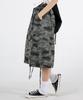 UMM Women'S Elastic Waist Camo Wide Bermuda Shorts 2 Colors