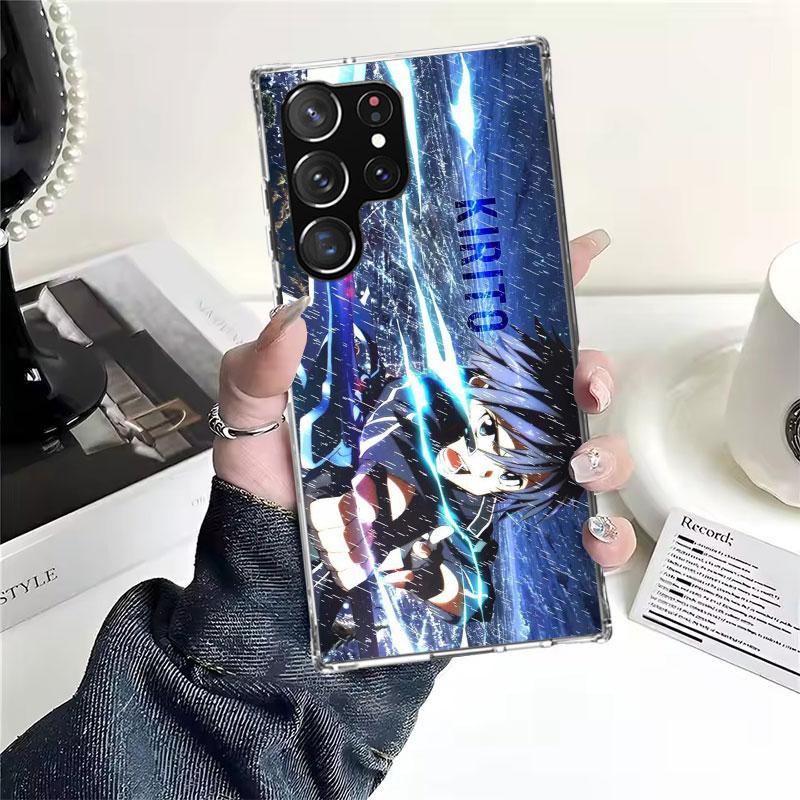 Sword Art Online Kirito Soft Phone Case For Samsung Galaxy S22 S23 S24 S25 Edge S26 Ultra S20 FE S21 Plus + Fundas Coque Galaxy