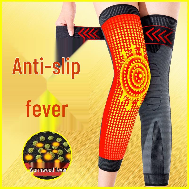 Anti-slip Mugwort Knee Pads: Warm, Protective Leg Warmers for Men, Women, and Elderly