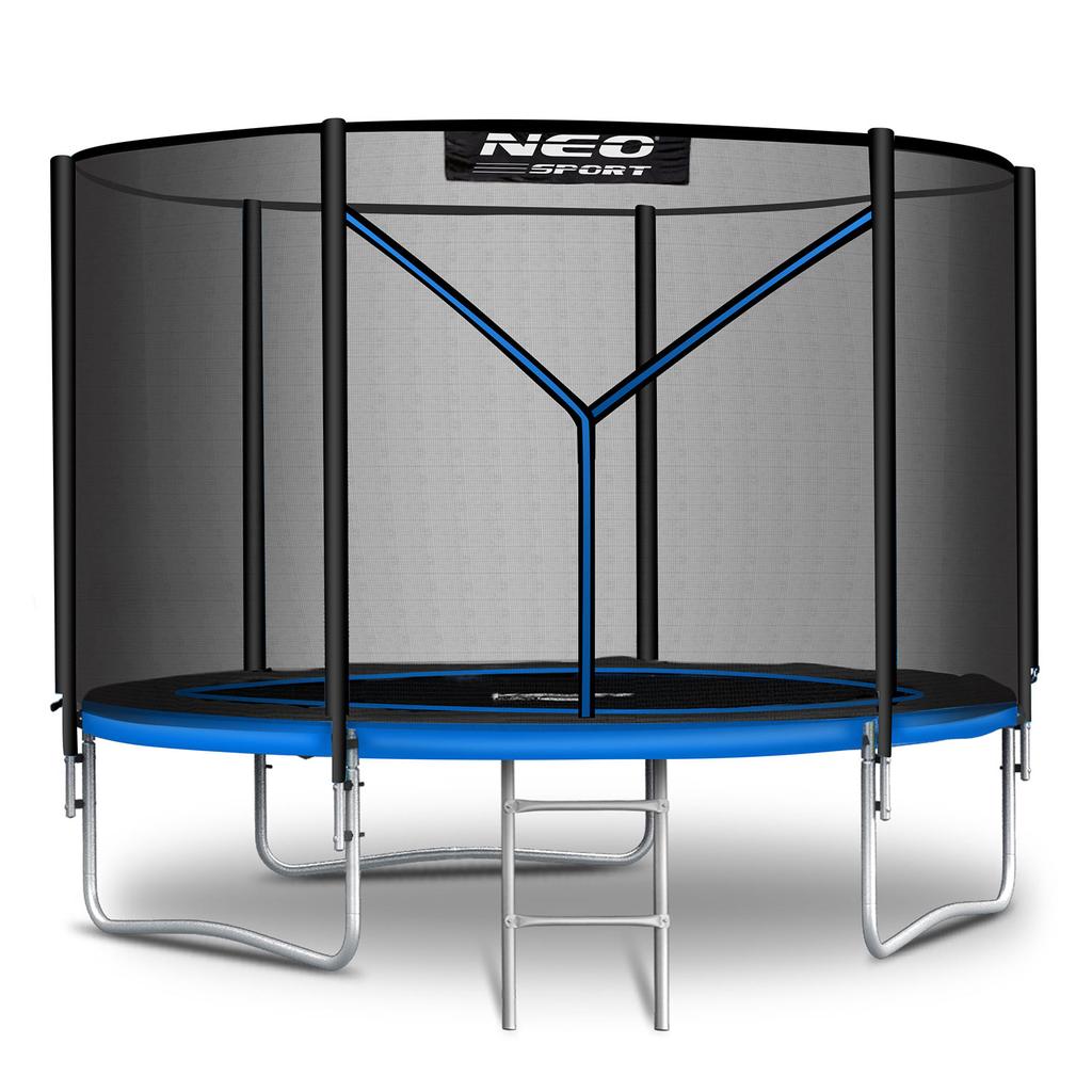 6ft/183cm Garden Trampoline with Outdoor Net and Ladder Neo-Sport
