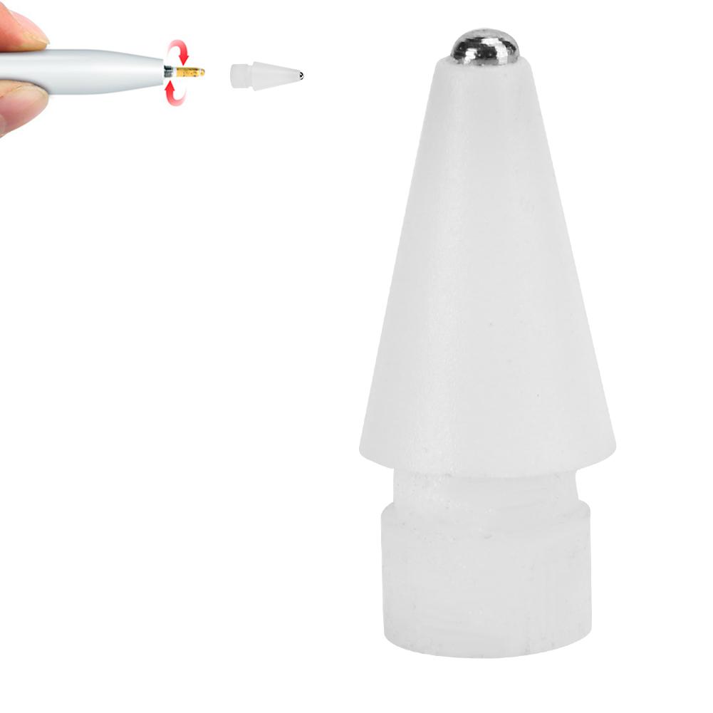 Spare Nib Tip Touch Screen Fine Point Stylus Fit for iPad Pencil 1st 2nd Generation Tablet PenWhite
