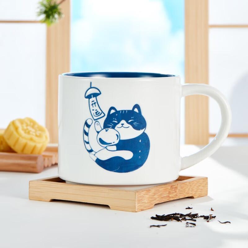 JINGREPUBLIC Ceramic Cat Mug