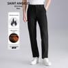 Baoxiniao Men's Lightweight Brushed Business Casual Straight-Leg Trousers