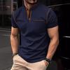 Sommer Herrenmode Kurzarm-POLO-Shirt Button Up T-Shirt Herren Sport Poloshirt Sport Tops