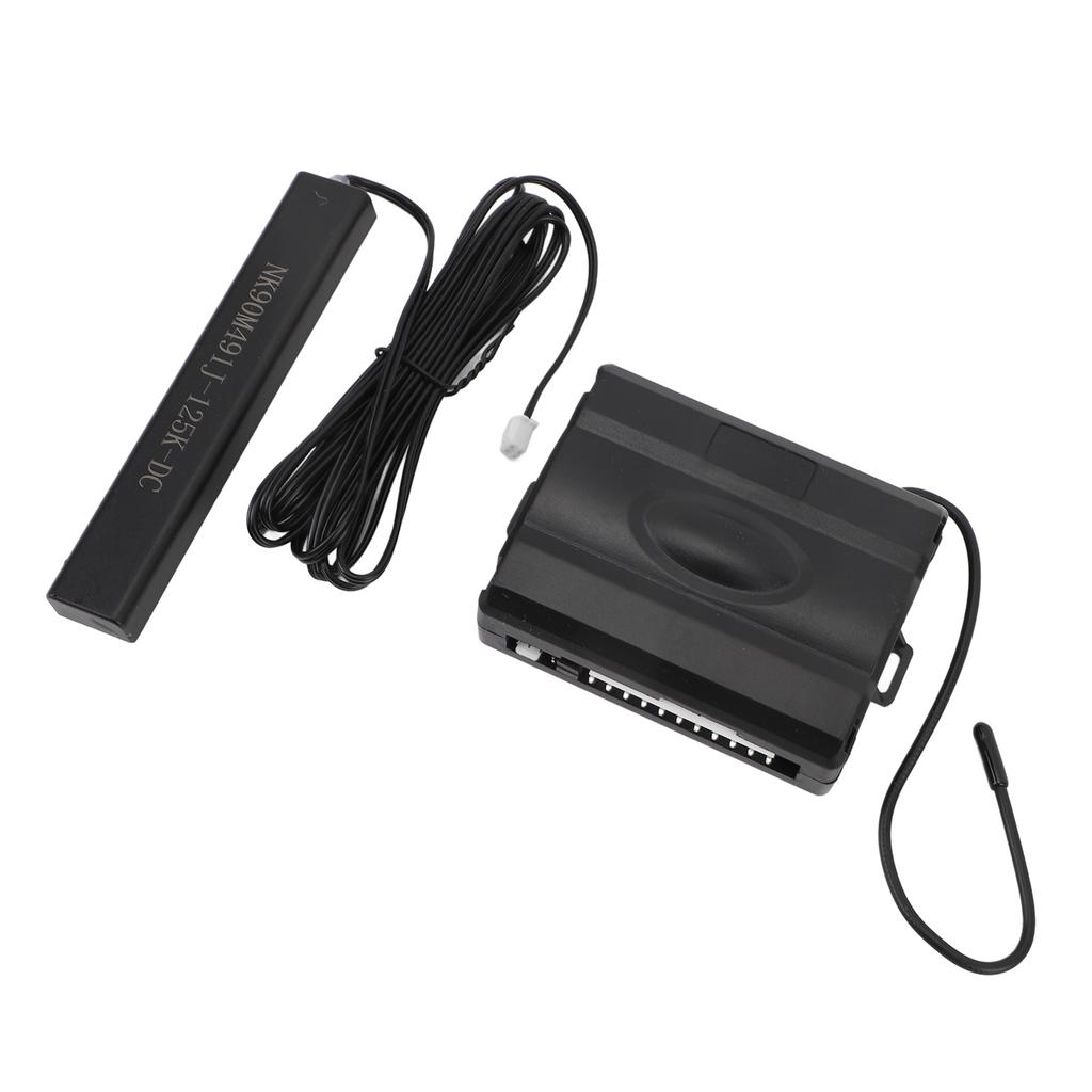 Car Keyless Entry System Kit Intelligent PKE Push Button Remote Start Kit with Trunk Release for 12V Fuel Vehicle