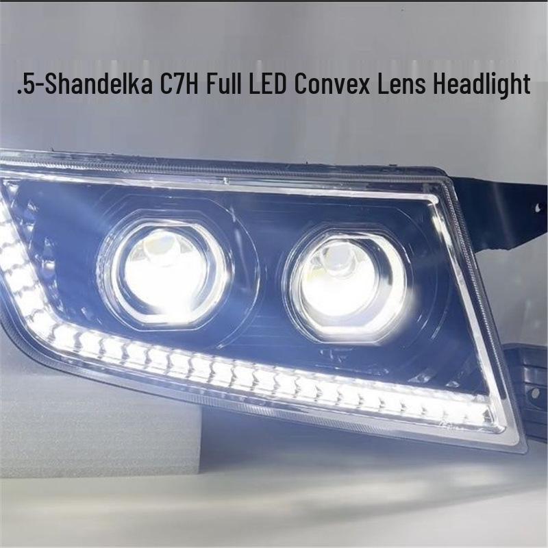 Sandeka C7H G7S LED Headlight Assembly: Laser-Enhanced, Strong White Light