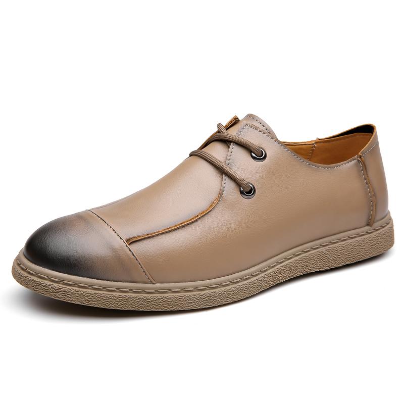 

Мужские мокасины, удобная повседневная обувь, летние мужские дышащие туфли без застежек из мягкой кожи для вождения, мокасины на плоской подошве, мужские туфли 38