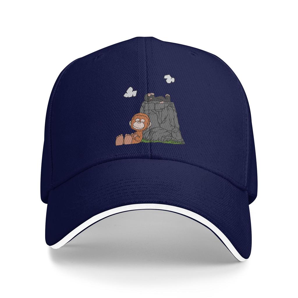 Monkey Punch Sun Baseball Cap Spring Women Unisex Print Trucker Hat Adjustable Casual Outdoor Sport Snapback Cap