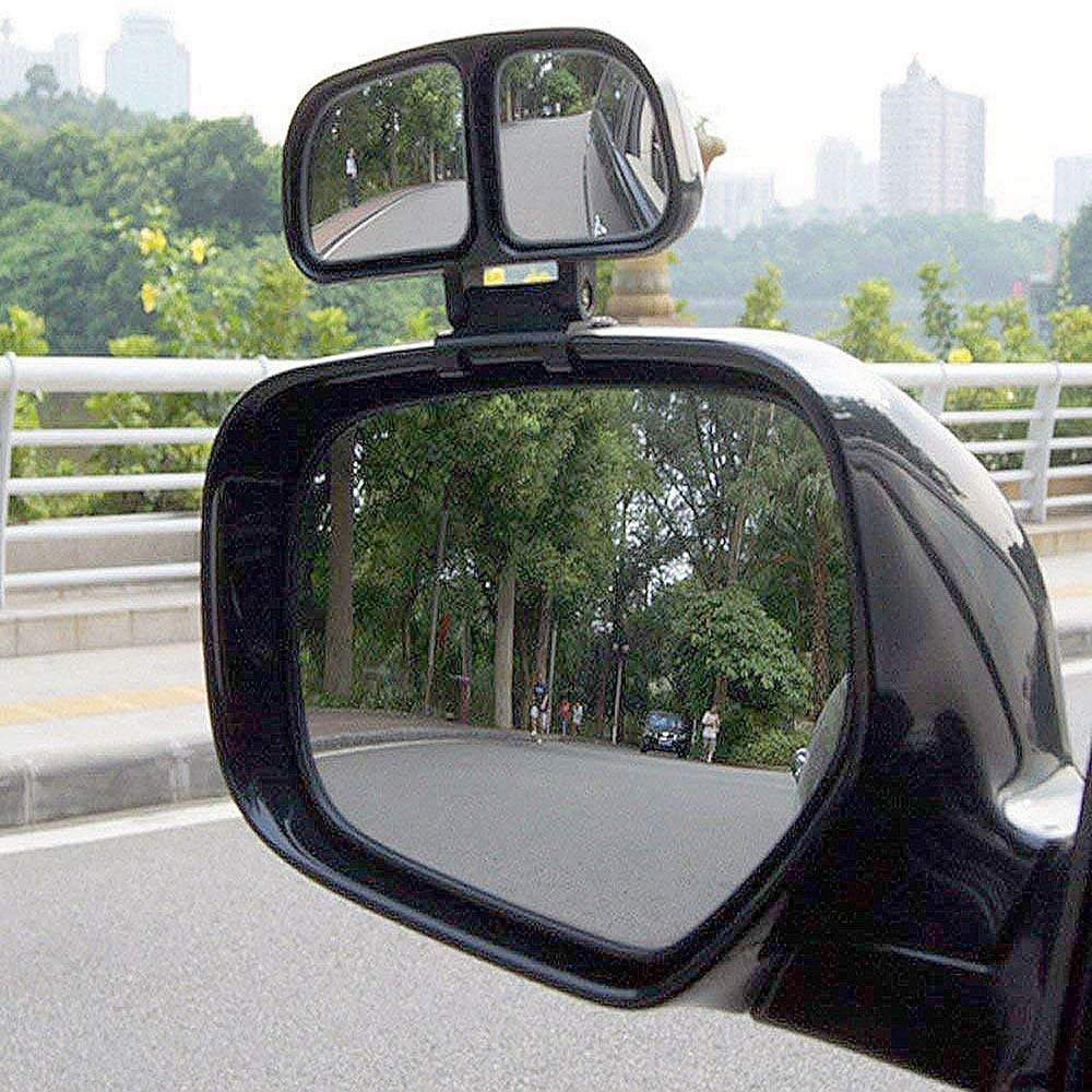 Set of 2 Auxiliary Mirrors for Easy Adjustable Car Rearview Side Mirror Cars Installation, Angle, Mirror,