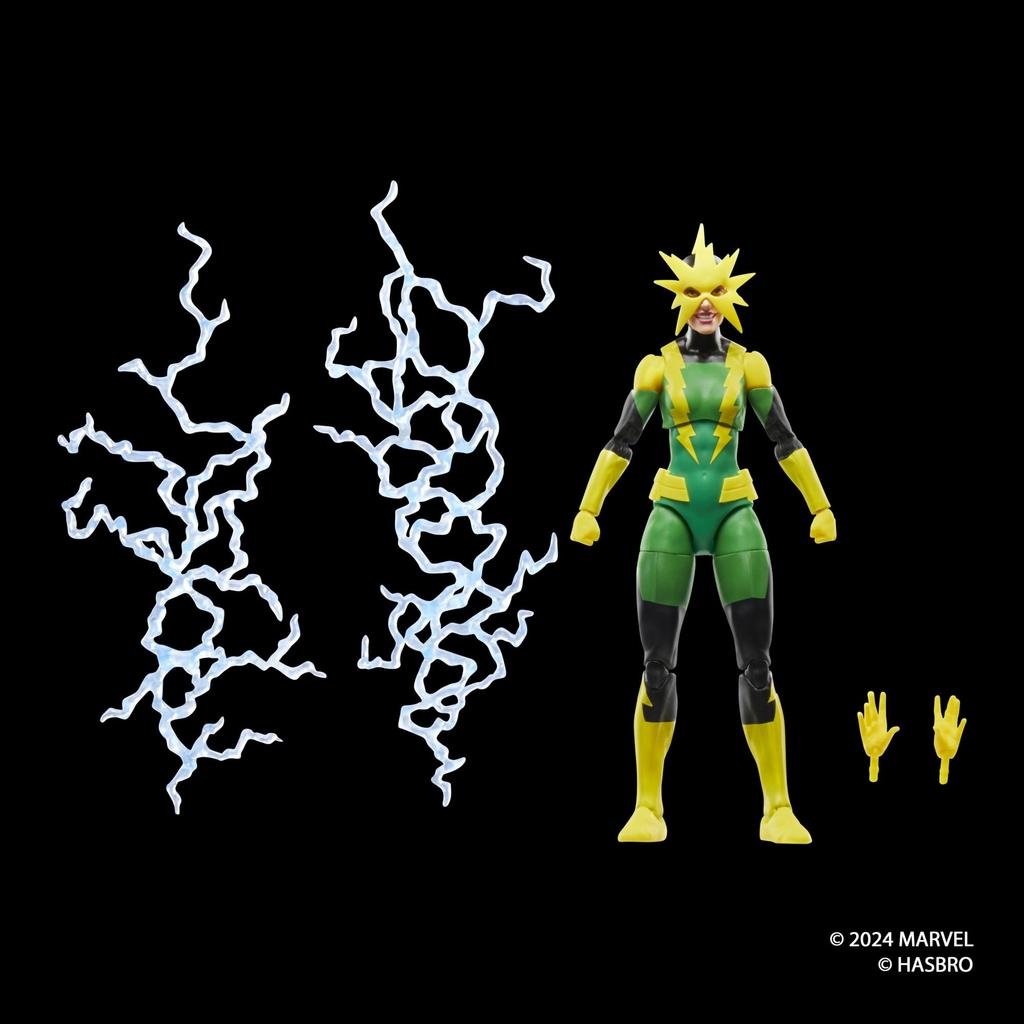 Marvel Legends Series Electro Retro Comics Collectibles Scale Action Figure (Francine Frye) 6-Inch