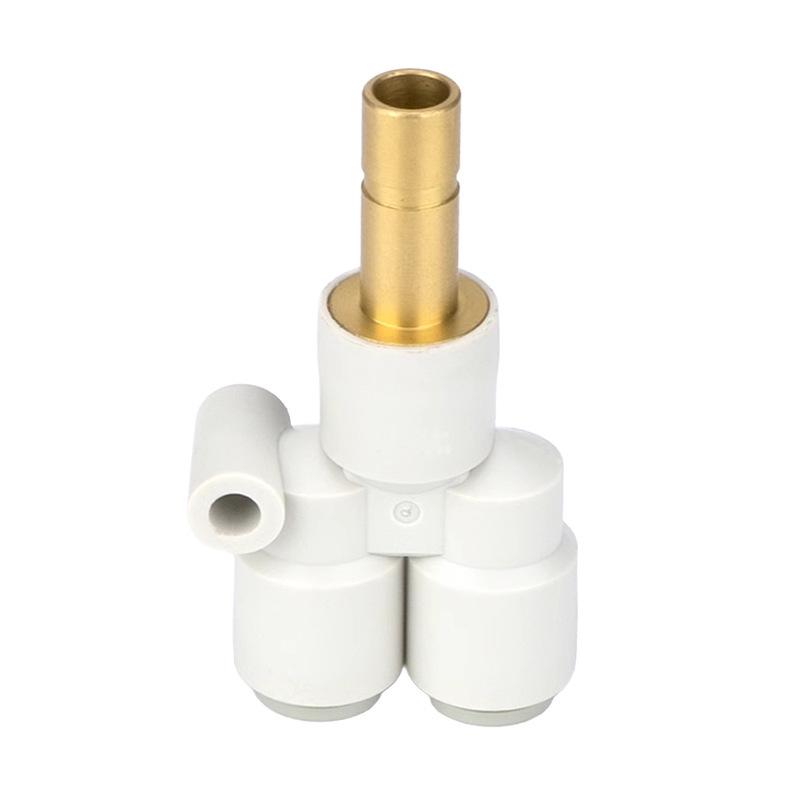 SMC Push-in Y Pneumatic Air Tube Fitting (White) KB2U04-99A, KB2X04-06A/08-10.