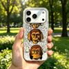 Acrylic Back TPU Bumper for iphone 13 17 Pro XS Max 16 Plus XR 11 12 18 Pro Max 14 15 Air Monkey Smoking hone Case Shockproof Cover