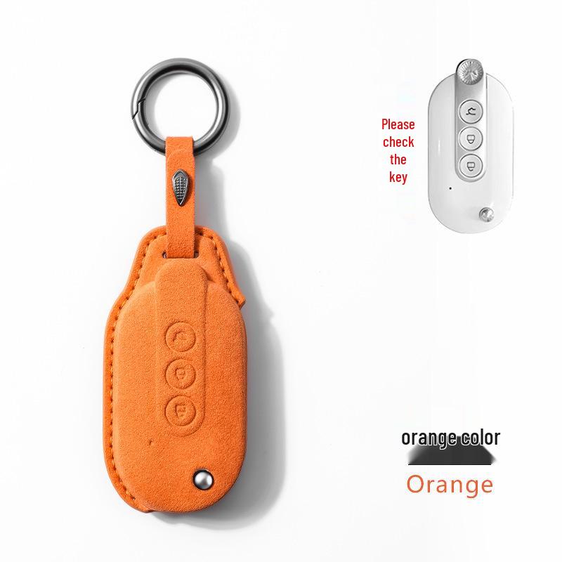 Wuling Hongguang Mini EV Macaron 2022 GameBoy Key Case with Suede Shell and Buckle