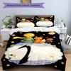 3pcs Duvet Cover Set (1*Duvet Cover + 2*Pillowcase, Without Core), The Little Prince Print Bedding Set, Bedroom Decor, All‑Season, Gift