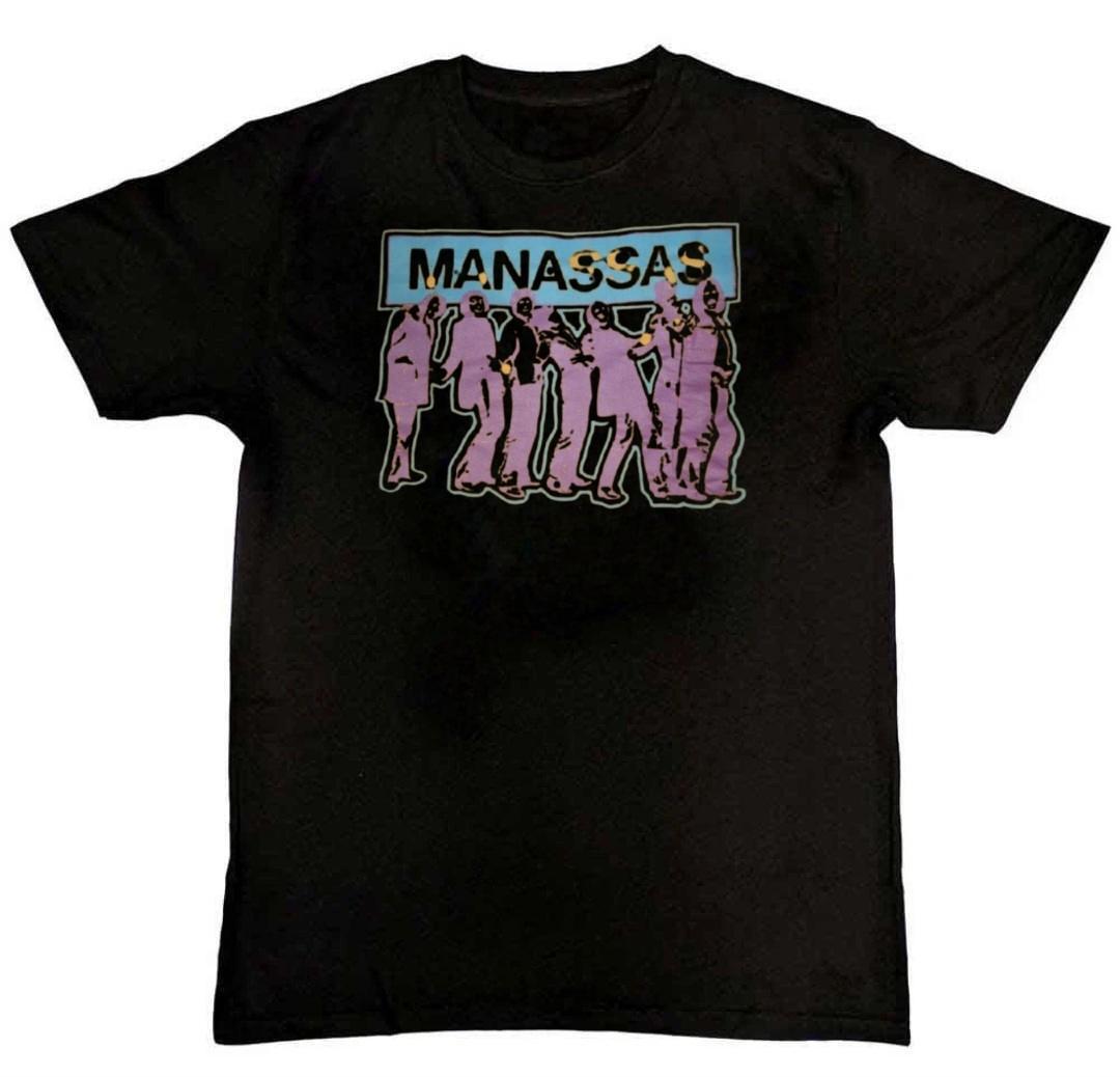 Stephen Stills 1972 MANASSAS Band Graphic Mens T-Shirt S-4XL XXXL