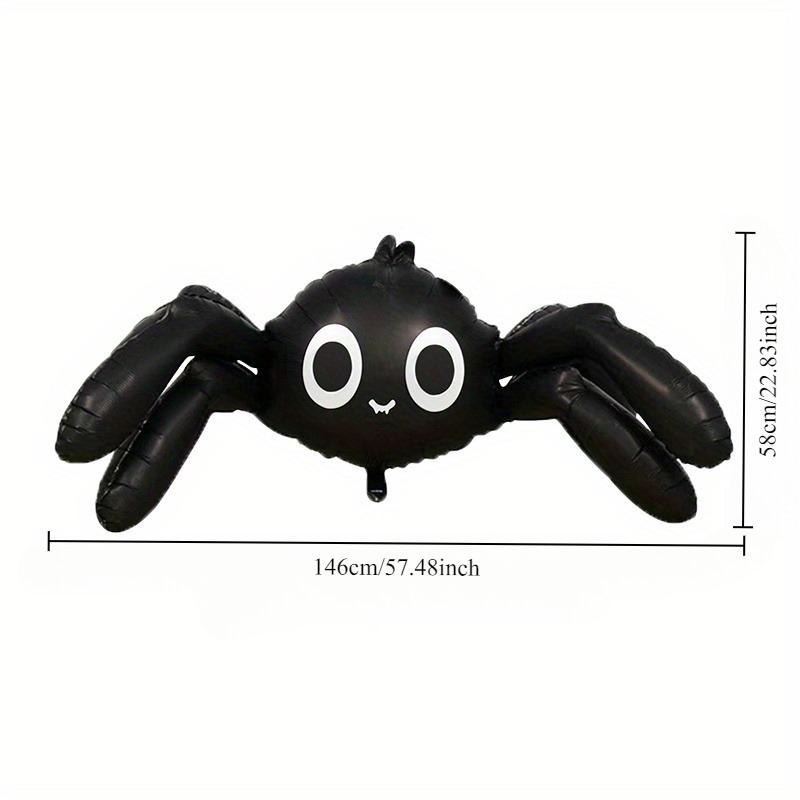 59-inch Halloween 4D Matte Large Spider Balloon, Aluminum Foil Balloons for Home Decoration,Prank Props, Indoor Theme Decoration