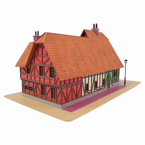 Sankei Miniature Art Kit Giant Bean Bag Chairs Studio Ghibli Series Howl's Moving Castle Hatter's Hat Shop 1/150 Scale Paper Craft MK07-03