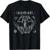 Goblincore Aesthetic Frog Skeleton Goth Dark Academia Grunge T-Shirt