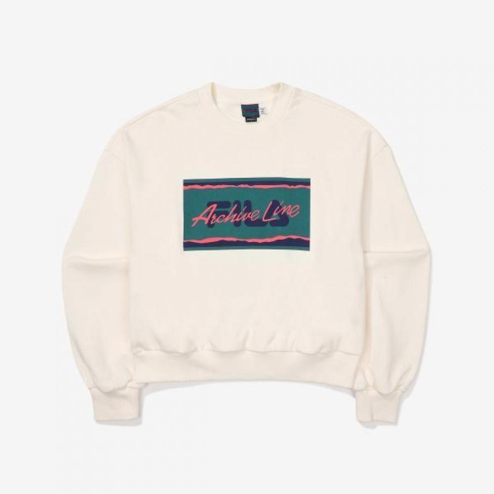 Fila Archive Semi Crop Sweatshirt creamy/85