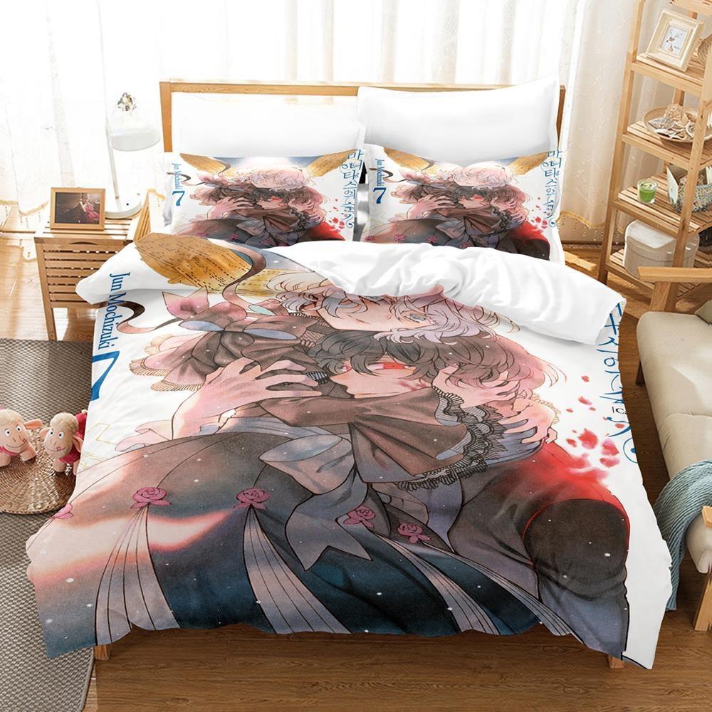 3D Print Anim The Case Study Of Vanitas Bedding Set Single Twin Full Queen King Size Bed Set Adult Kid Bedroom Duvet Cover Sets