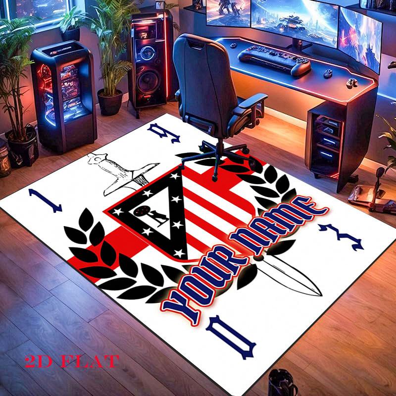 Atltico Madrid Carpet Rug for Living Room Bedroom Home Sofa Decoration,Kids play Nonslip Floor Mat