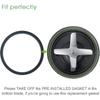 Pack of 6 Replacement Parts Gaskets with Lip Compatible with 900w NutriBullet Extractor Blender