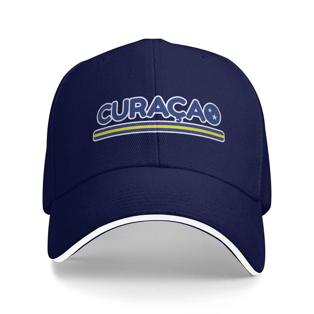 Curacao Fußball Merch Unisex Damen Baseballkappe Dad Hat Einzigartige Outdoor Kopfbedeckung Verstellbare Passform Snapback Kappe