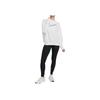 Nike Geometric Logo Print Crew Neck Long Sleeve Sweatshirt Women Sweatshirt White DQ5543-100