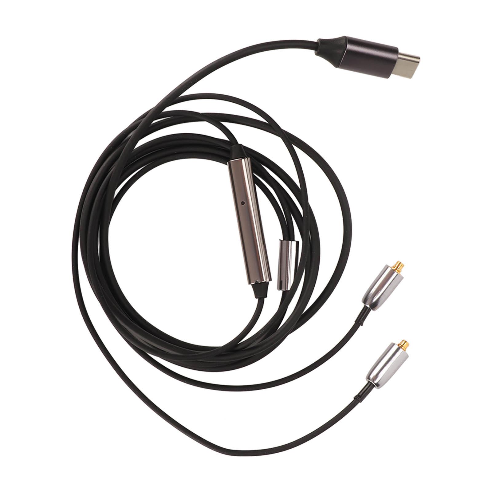 

Кабель для наушников Type C - MMCX Профессиональный кабель для наушников из бескислородной меди Замена для SE215