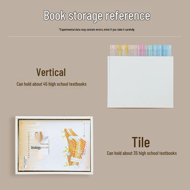 Aufbewahrungsbox für Riemenscheibenbücher mit großer Kapazität für den Klassenzimmergebrauch