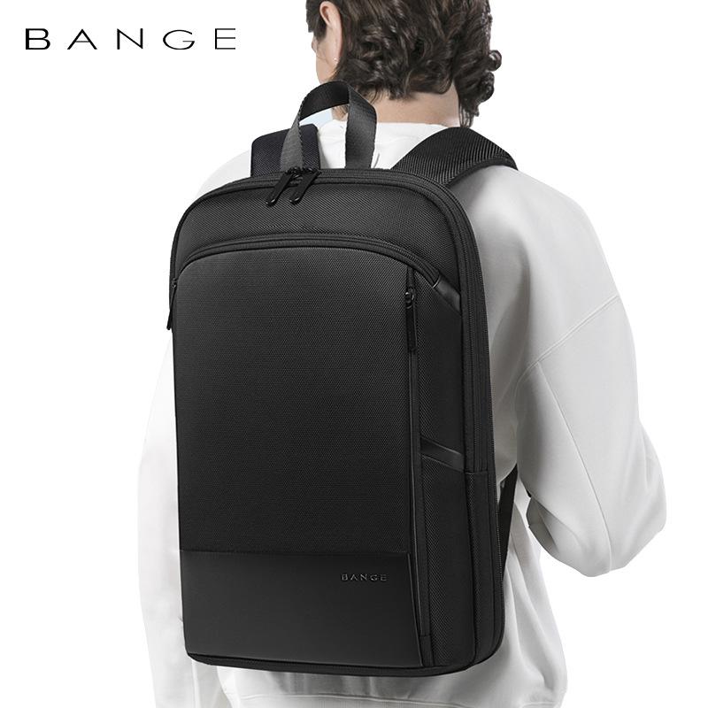 Bange Men's 17-Inch Korean Style Expandable Laptop Backpack, Lightweight Oxford Cloth
