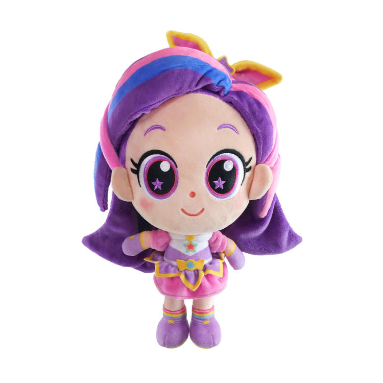 [mimi world] Rainbow Bubble Gem Purple Star 25cm Plush Toy