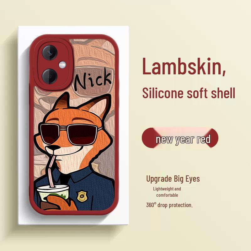 

Cartoon Silicone Phone Case for Redmi Note 12/11, TPro+, 10A, 9/8/7 - Stylish Design for Men & Women Redmi Note 13 Pro+