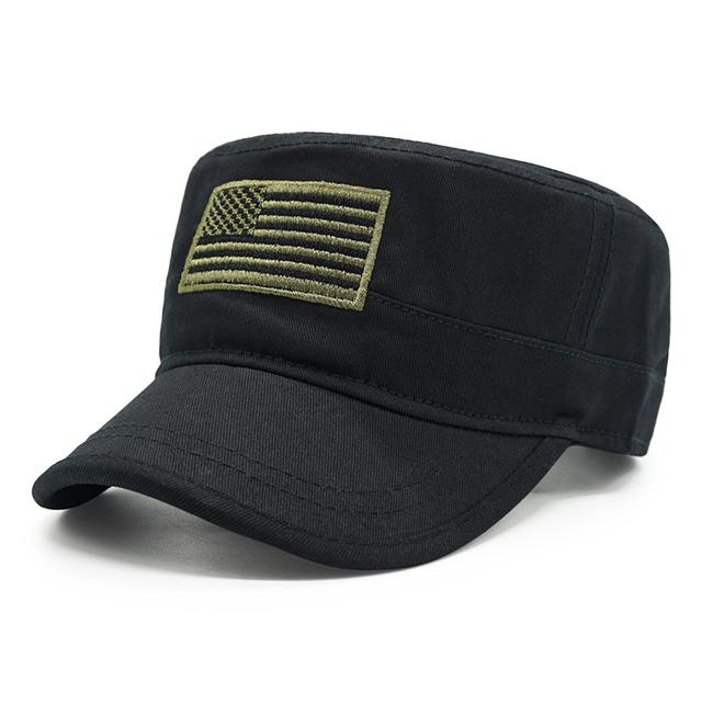 New Embroidery Trucker Hats Gorras Custom Camouflage Cap  Flat Caps US Baseball Cap