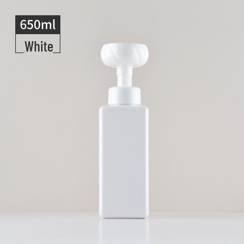 Square PETG Foaming Pump Bottle for Hand Sanitizer or Cosmetics (250ml, 450ml, 650ml)