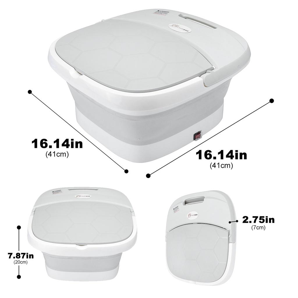 Electric Massage Constant Temperature Spa Surf Foot MASSAG Household Foldable Foot Massager Automatic Heating Foot Bath Bucket