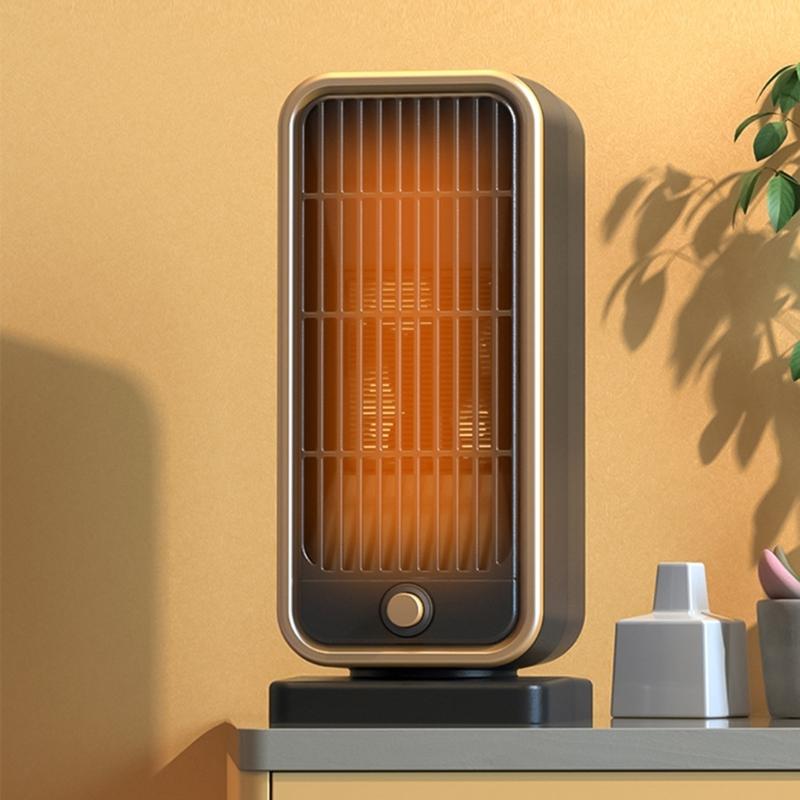 Small Electric Heater Efficient Heating Machine ABS Texture Provide Warmth for Office Desks and Home Environment
