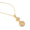 Elegant Zircon Collarbone Chain Pendant Necklace - Light Luxury, Casual & Popular Design