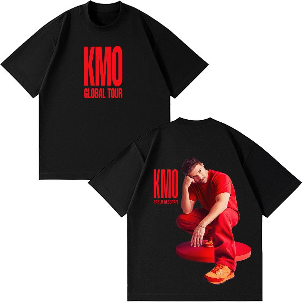 

Singer Pablo Alborán Kmo Global Tour 2026 Print Tees Men Women Hiphop Tshirts Shortsleeved Loose Casual TShirts Streetwear 3XL