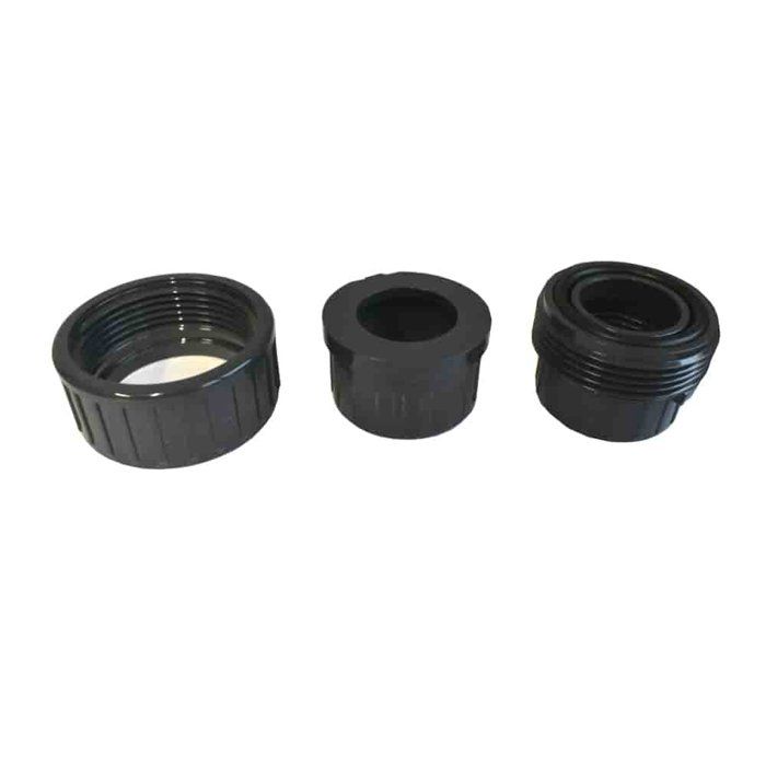 Raccord PVC-U 50 mm : Manchon à coller x Filetage 1 1/2"