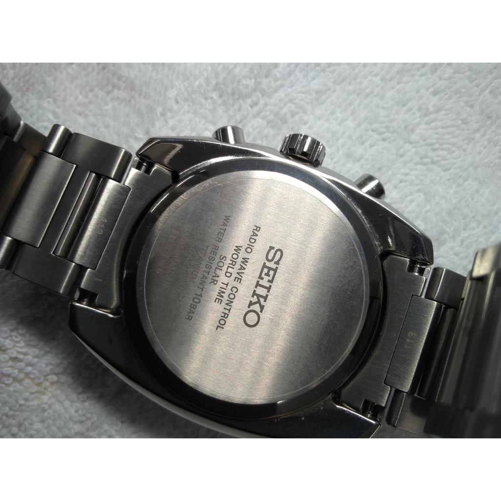 Used SEIKO SBXY003 ASTRON Titanium Model Radio Solar Watch