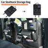 Car Seatback Organizer Anti-Kick Pad Trunk Storage Bag Accessories For Lada Priora Sedan Sport Kalina Granta Vesta Niva Largus V