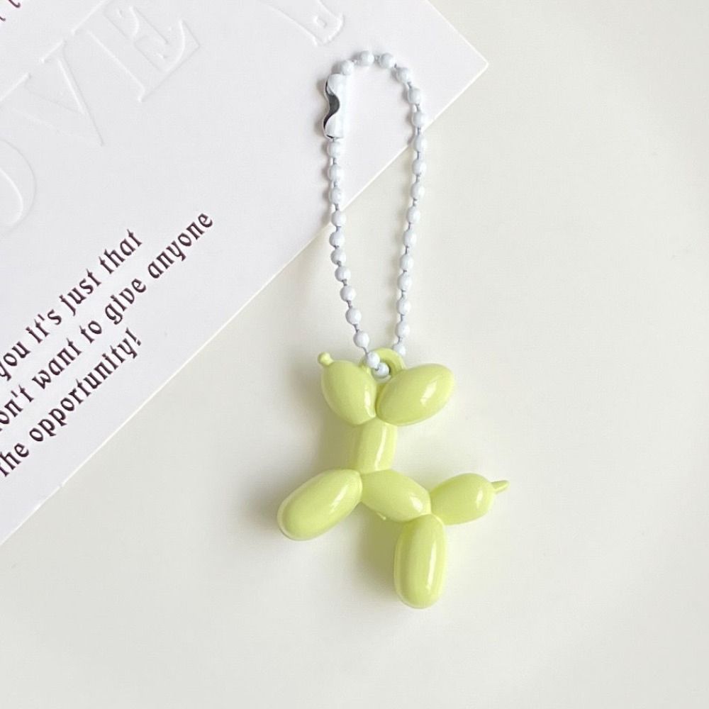 Ball Chain Cartoon Puppy Pendant Dog Balloon Puppy Keychain Creative   Gift