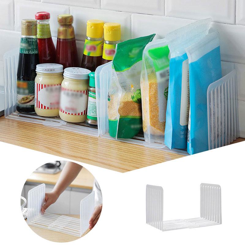 Fridge Storage Rack Layer Partition Refrigerator Organize Home Supply ...